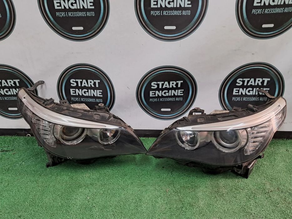 Oticas Farois BMW Serie 5 E60 E61 LCI Hologênio