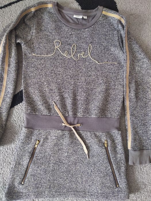 Tunika ciepła bawełna River Island na 134cm