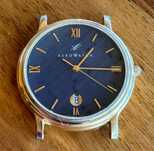 Klasyczny szwajcarski zegarek męski Aerowatch z lat 90 35mm