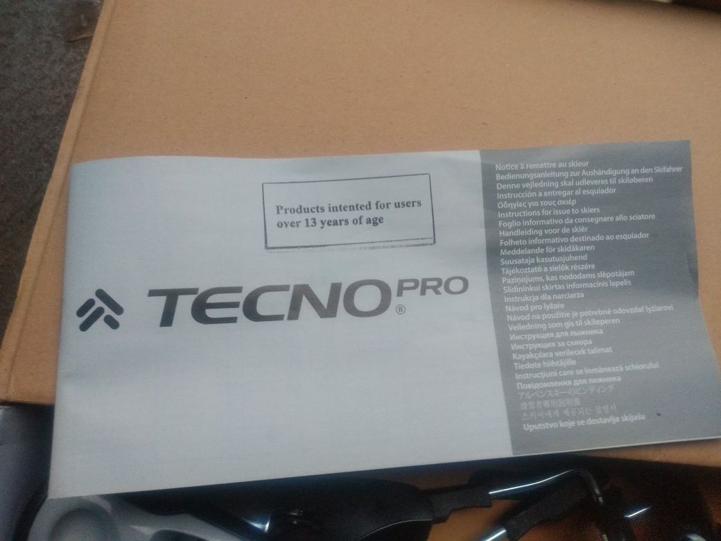 Wiązania do nart , Zapięcia do nart tecnopro