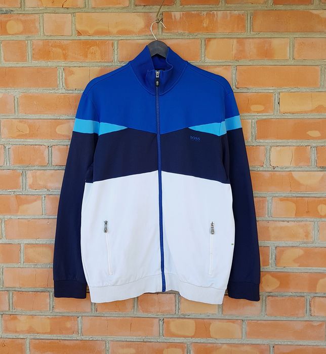 олімпійка Hugo Boss кофта на змійці regular fit оригінал L