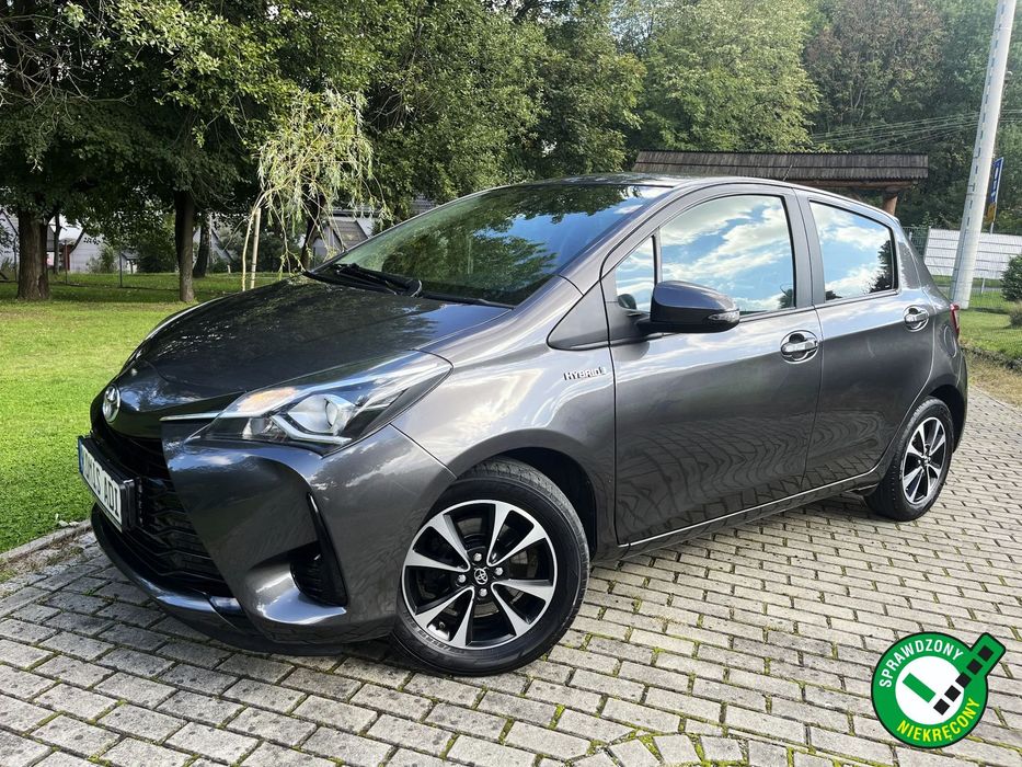 Toyota Yaris AUTOMAT 1.5HYBRYDA klimatronik/tylko78tysKM/alumki/asystent pasa ruchu