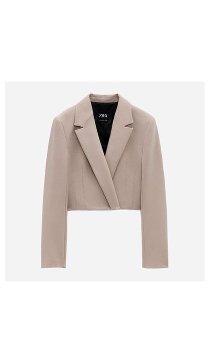 Вкорочений жакет zara