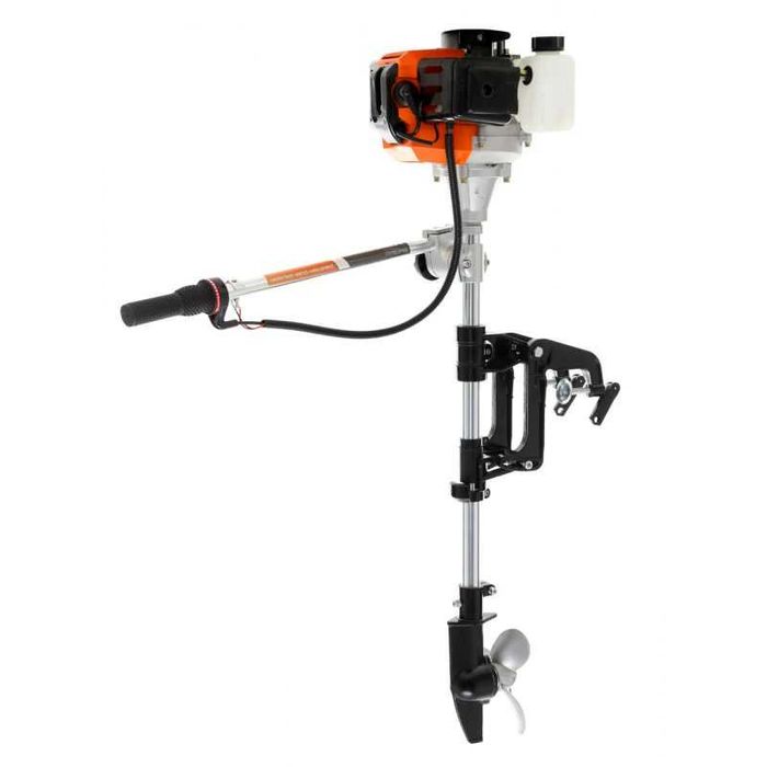 SILNIK zaburtowy spalinowy do łódki łodzi pontonu 2-SUWOWY 5.8KM KRAFT