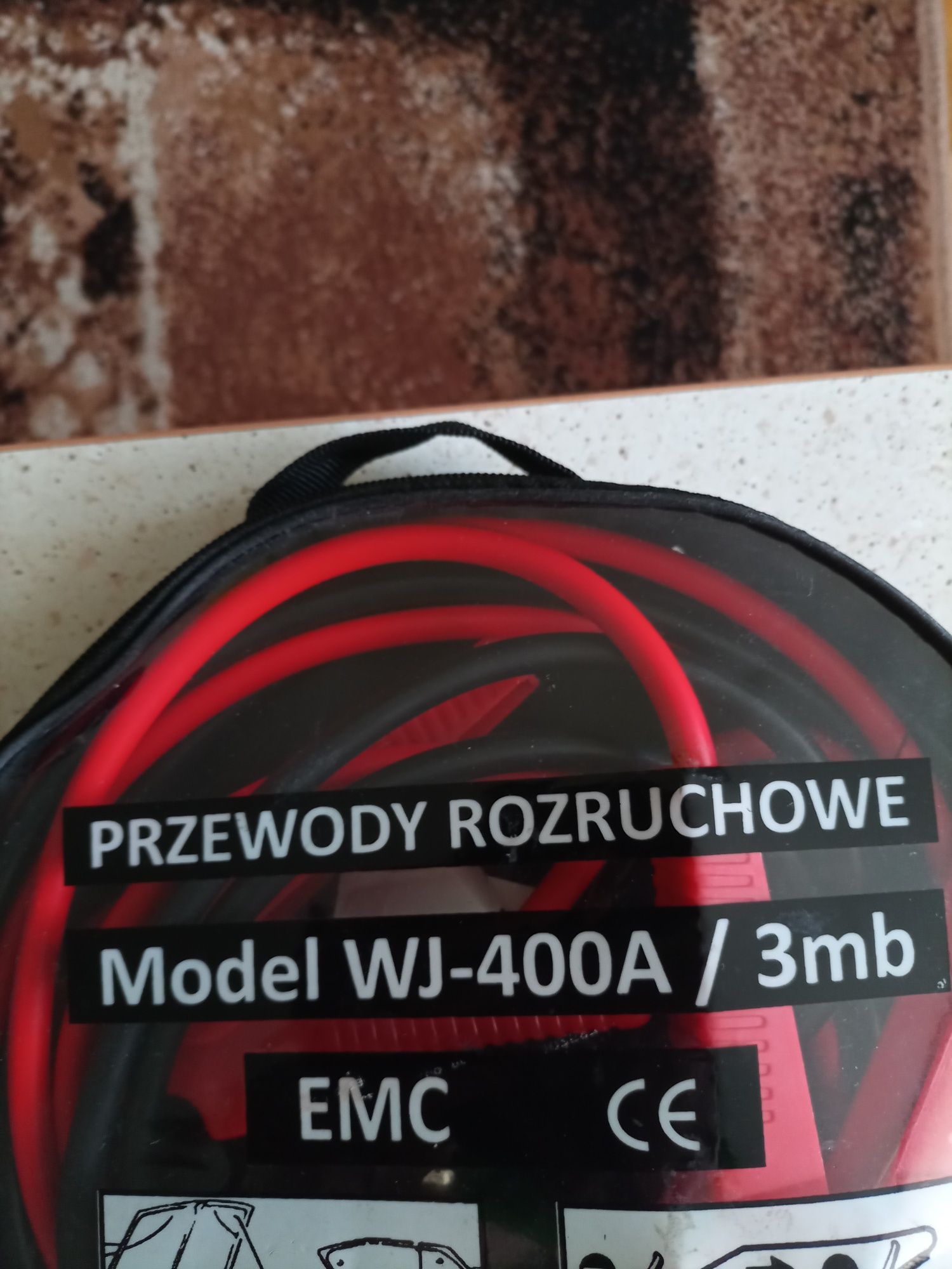 Nowe Przewody Rozruchowe. Model WJ - 400A/3mb.