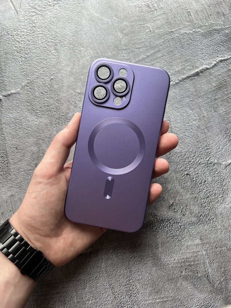 Чехол для iPhone 14 Про Макс и другие,матовый на айфон с MagSafe S. 13