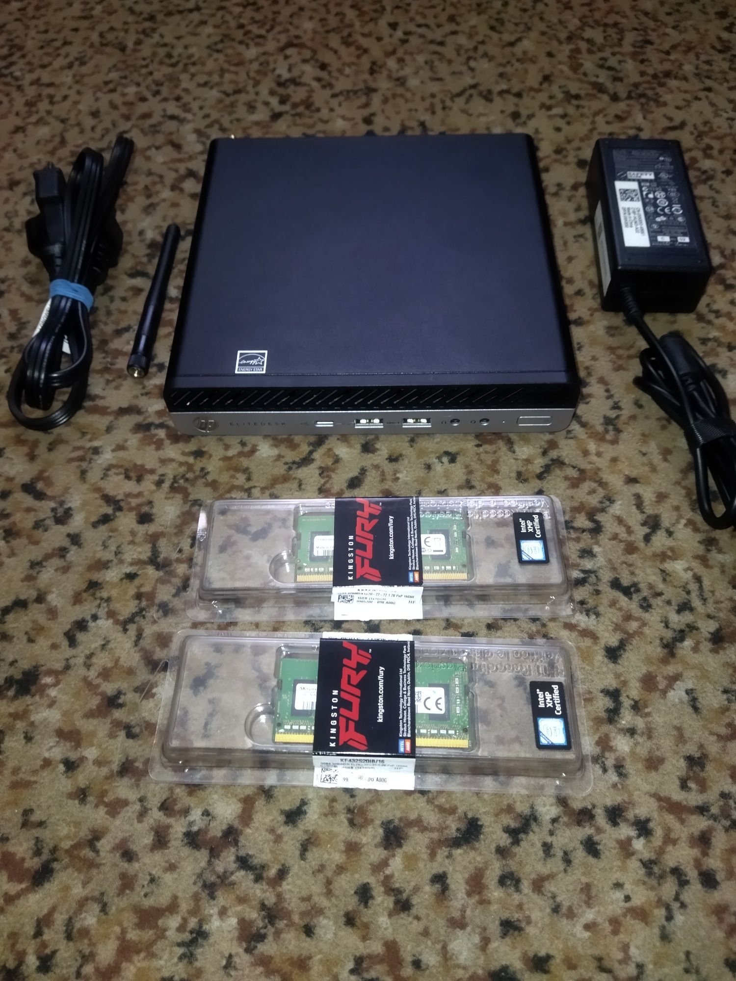 Mini pc‼️HP 705 g4,Ryzen 5 2400ge,Vega 11,HDD500g,RAM 8g,WiFi Bluetoot
