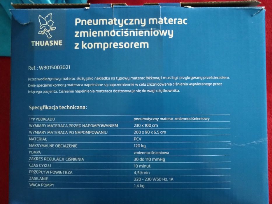 Pneumatyczny materac zmiennociśnieniowy THUASNE nowy model Okazja