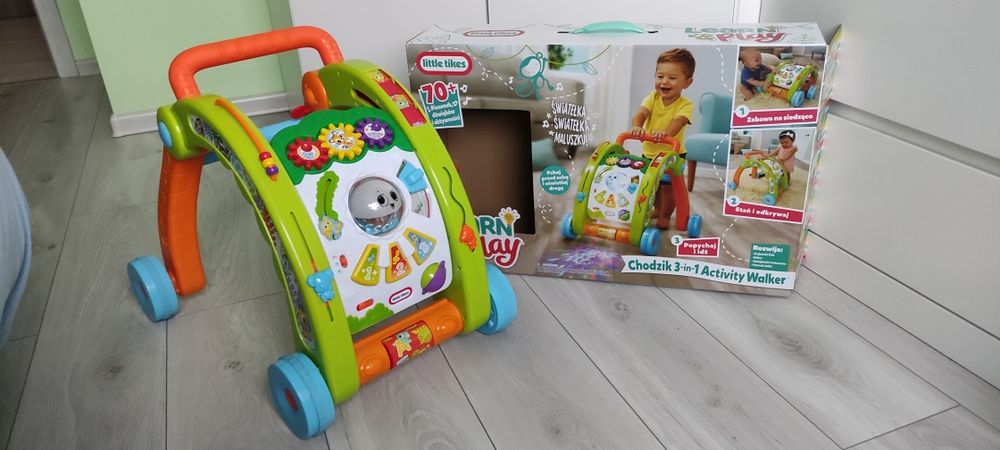 Chodzik jeździk stół aktywności Little Tikes 3w1