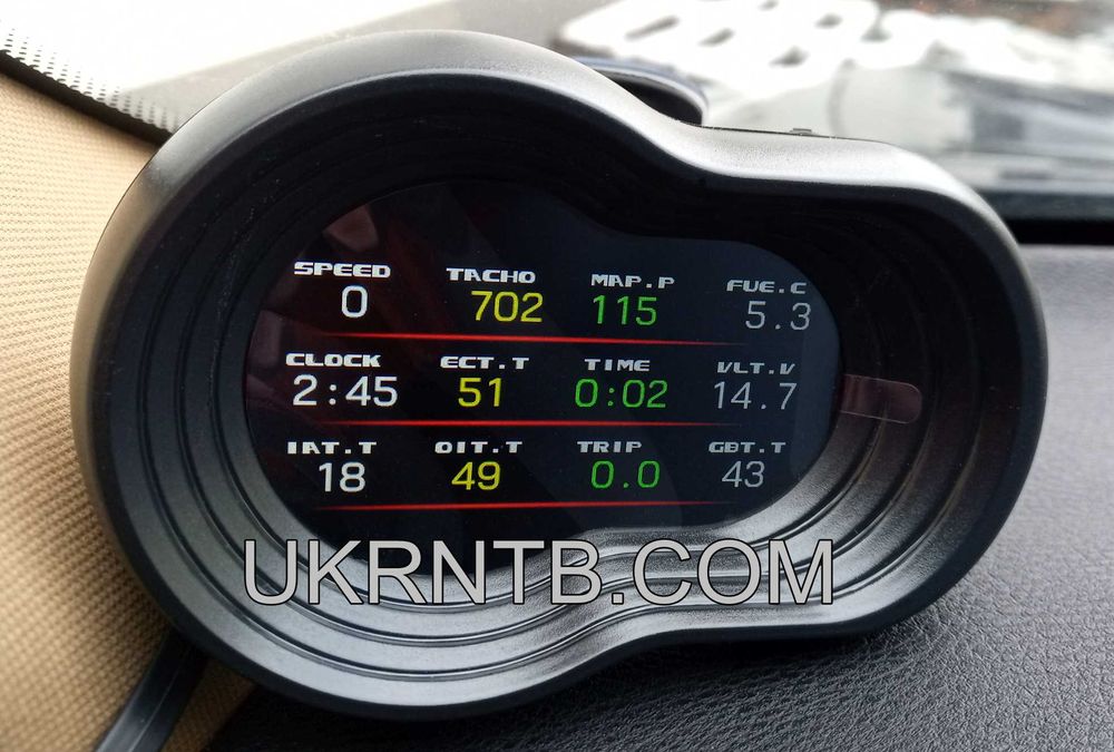 OBD2 монітор: температура двигуна, масла, коробки, тиск турбіни та ін.