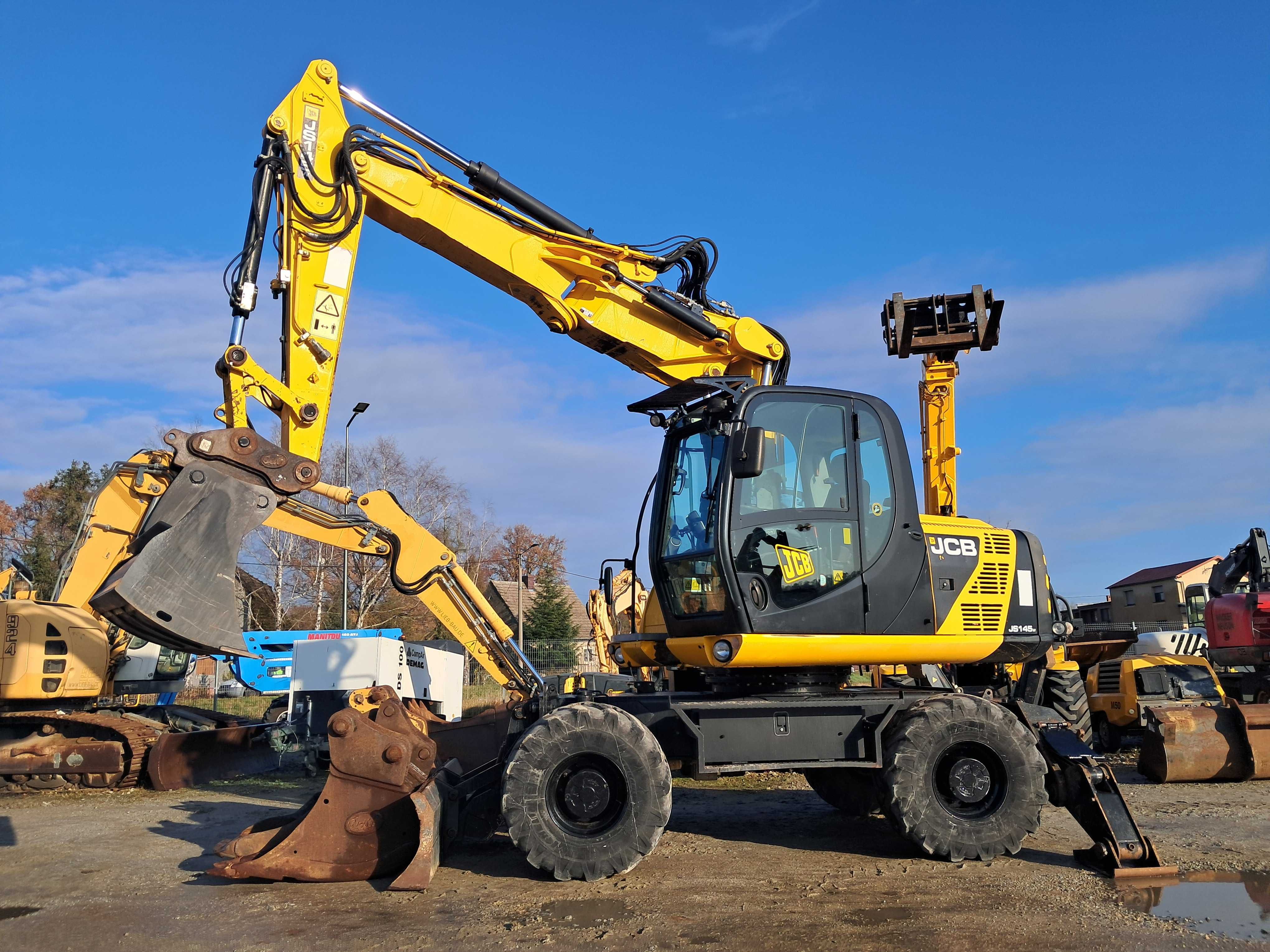 Koparka Kołowa JCB JS 145 / 16t! / 13r! / JS 160 liebherr 314 316
