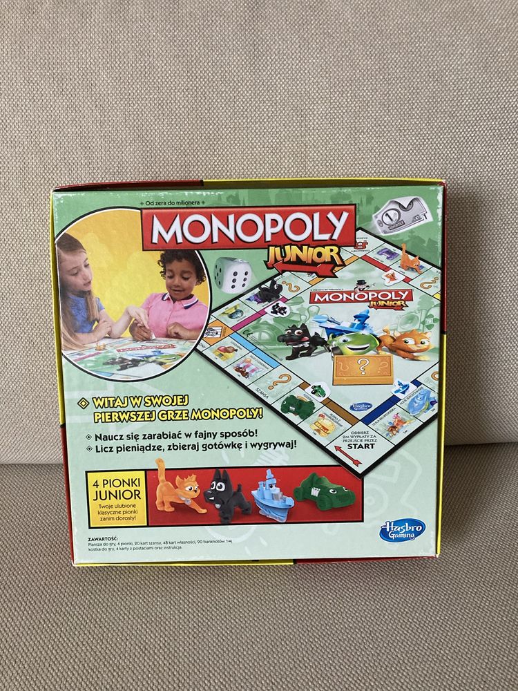Monopoly Junior planszówka od 5 lat