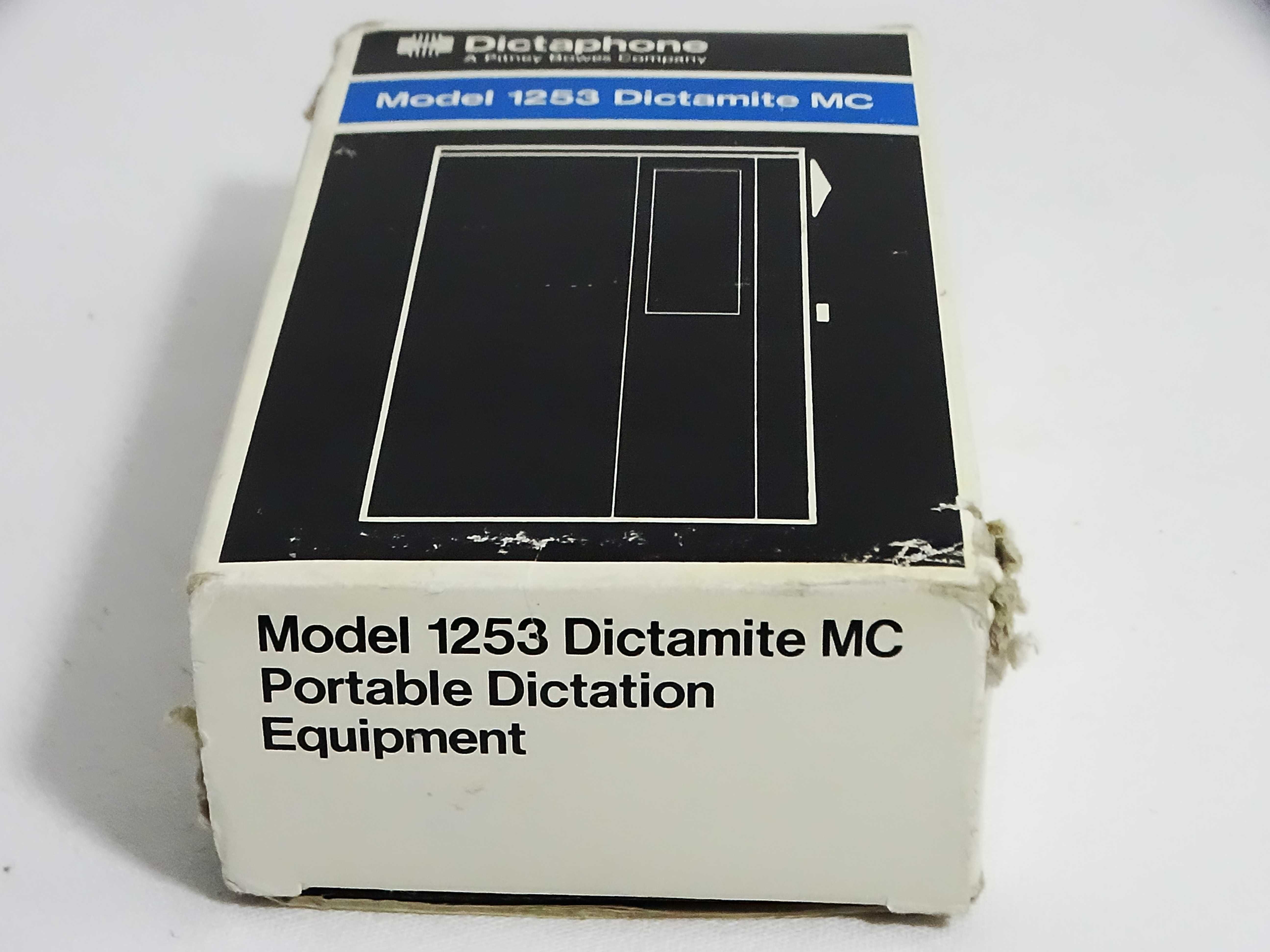 Kolekcjonerski Retro Dyktafon kasetowy Dictaphone 1253 Japan