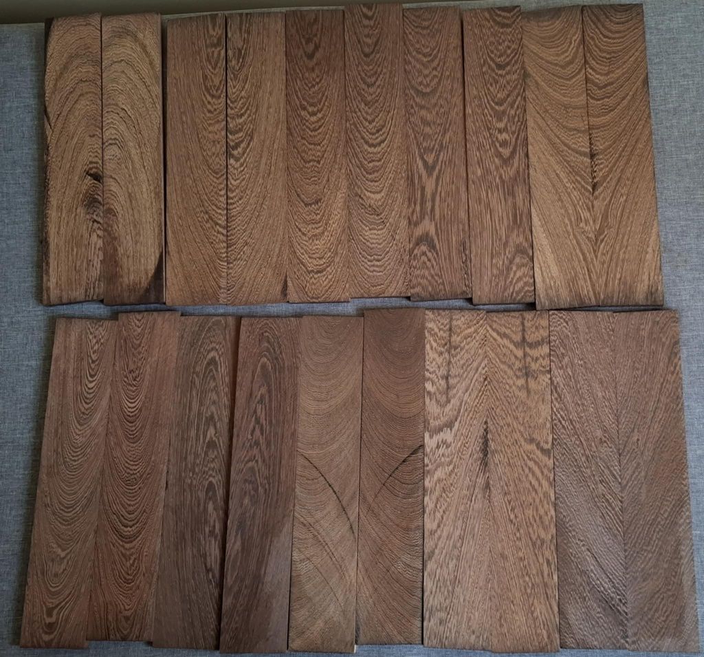 Deski fryza listewki z drewna wenge 350x70x22mm