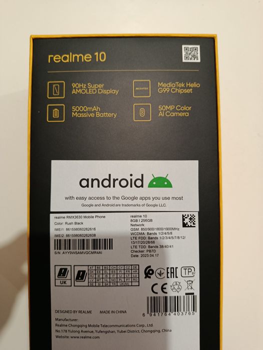 Продам Realme 10 8/256
