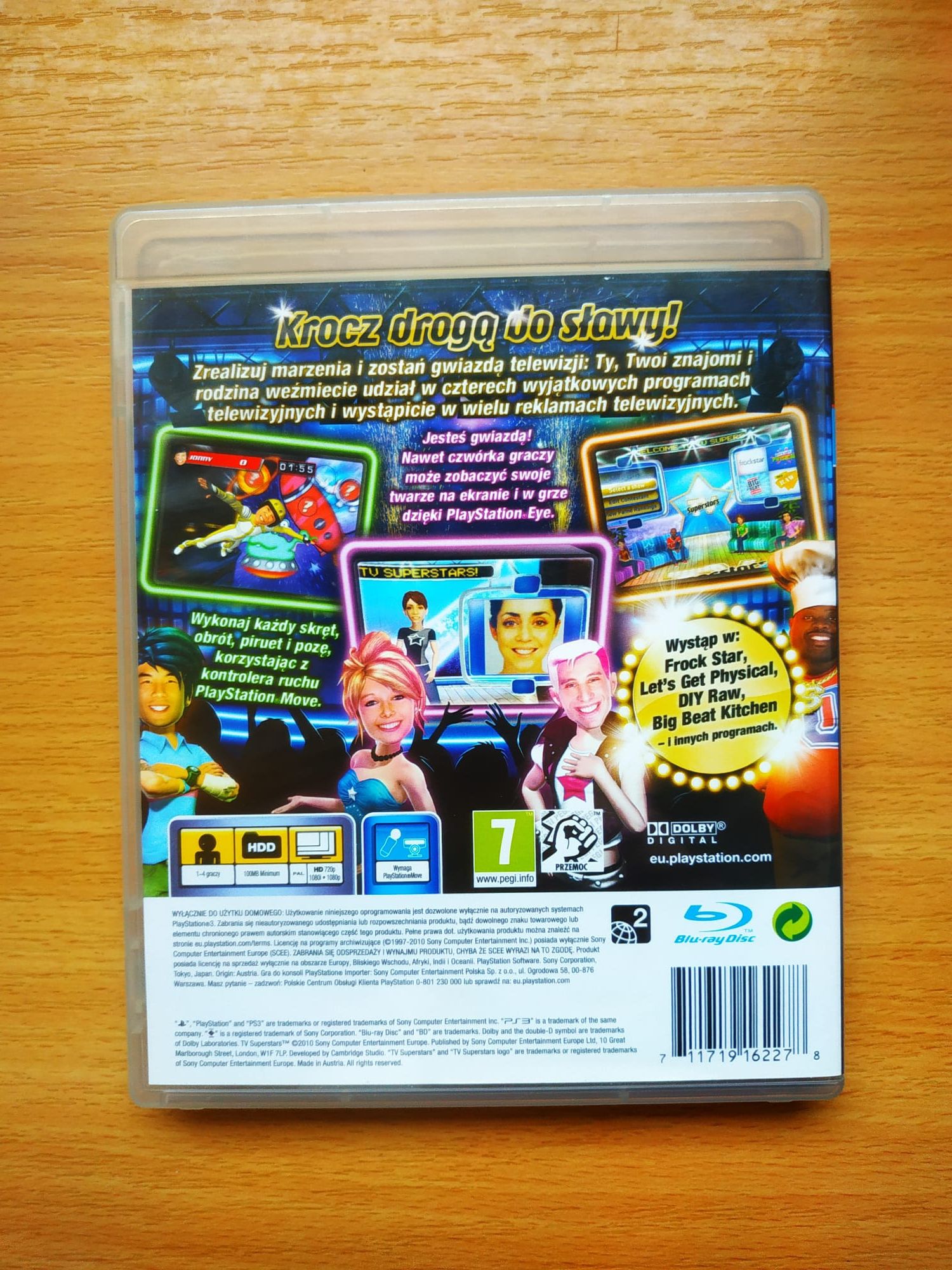 Superstars tv PS3, pl, stan bdb, możliwa wysyłka olx..