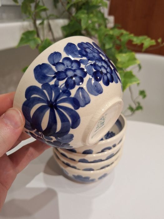 Piękny zestaw obiadowy Fajans Włocławek