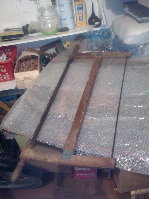 piła ręczna drewniana ,ramowa,zabytkowa