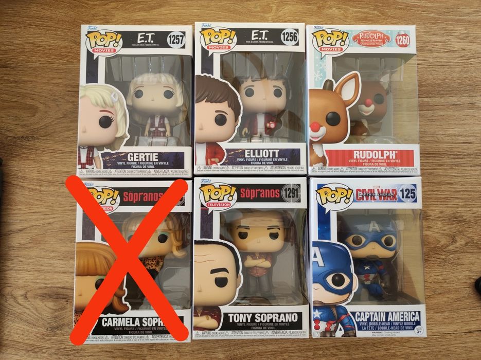 Funko Pop Variados - Disney, Marvel, ET, Sopranos, Stranger Things e +