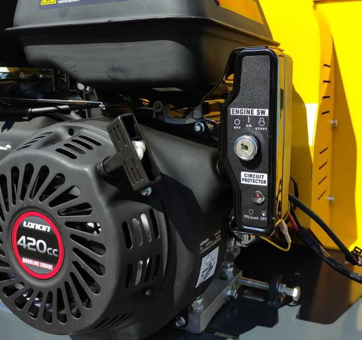 Rozdrabniacz do Gałęzi Spalinowy MASTERCUT AU-DGS1500 LONCIN 420 125MM