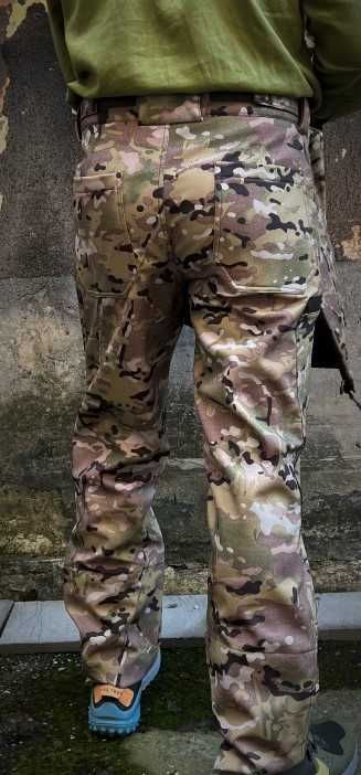 Ocieplane spodnie softshell multicam model „combat”, nieprzemakalne