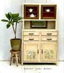 Kredens vintage art deco kremowy shabby chic