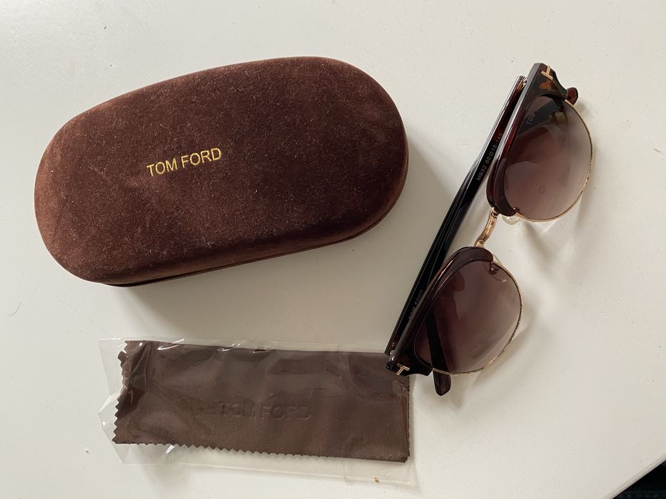 Tom Ford okulary prxeciwsloneczne brazowe