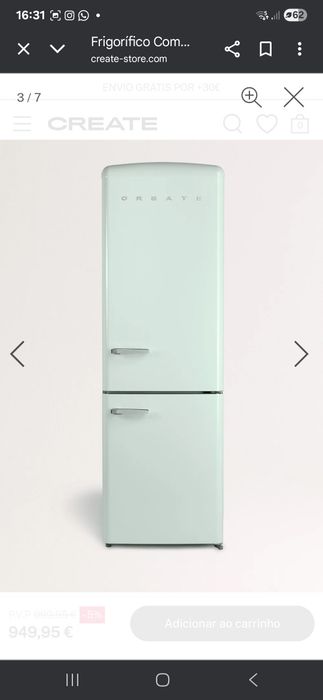 Vendo Frigorifico Reto Create 330 Stylance