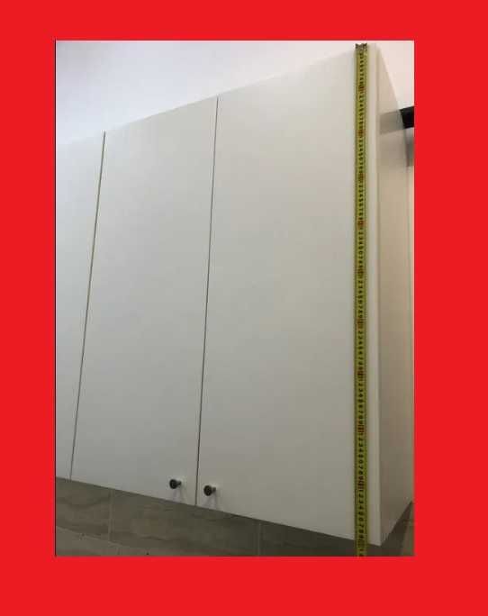 Fronty metod Ikea Haggeby Veddinge 40 x 100 cm biały mat, jak nowe