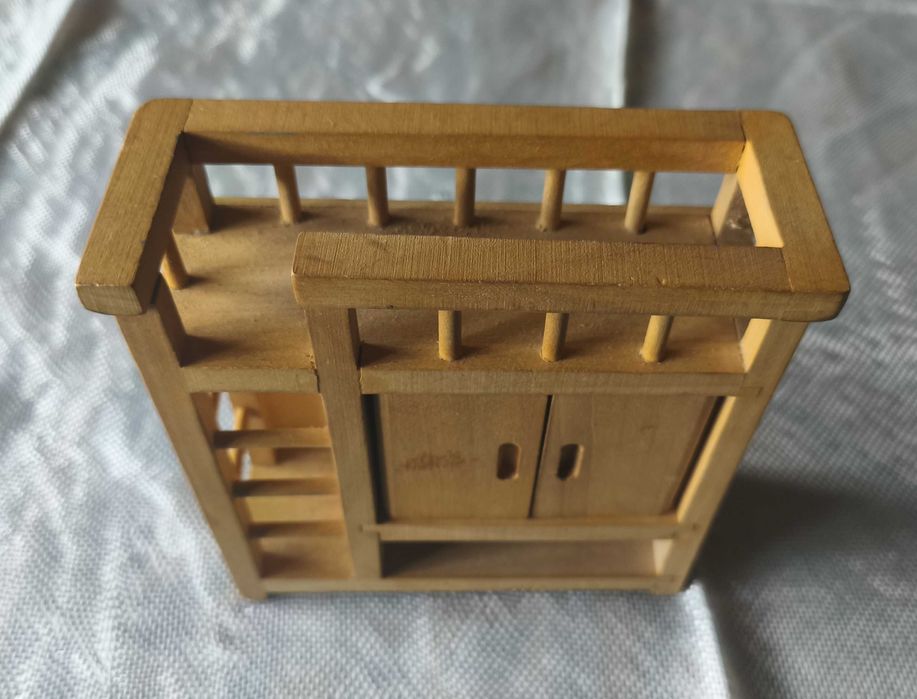 Móvel de quarto casa de bonecas