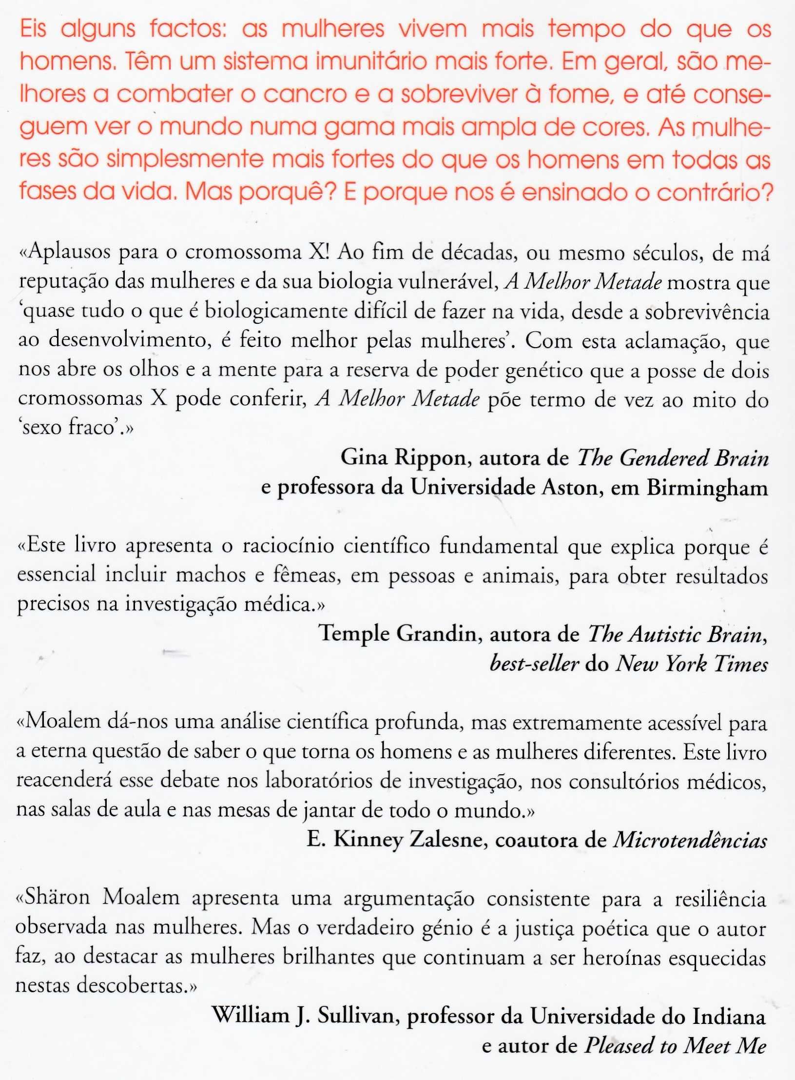Livro A Melhor Metade de Sharon Moalem [Portes Grátis]