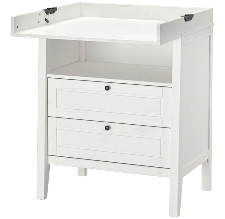 IKEA SUNDVIK Komoda z przewijakiem, biały