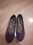 Buty balerinki fioletowe