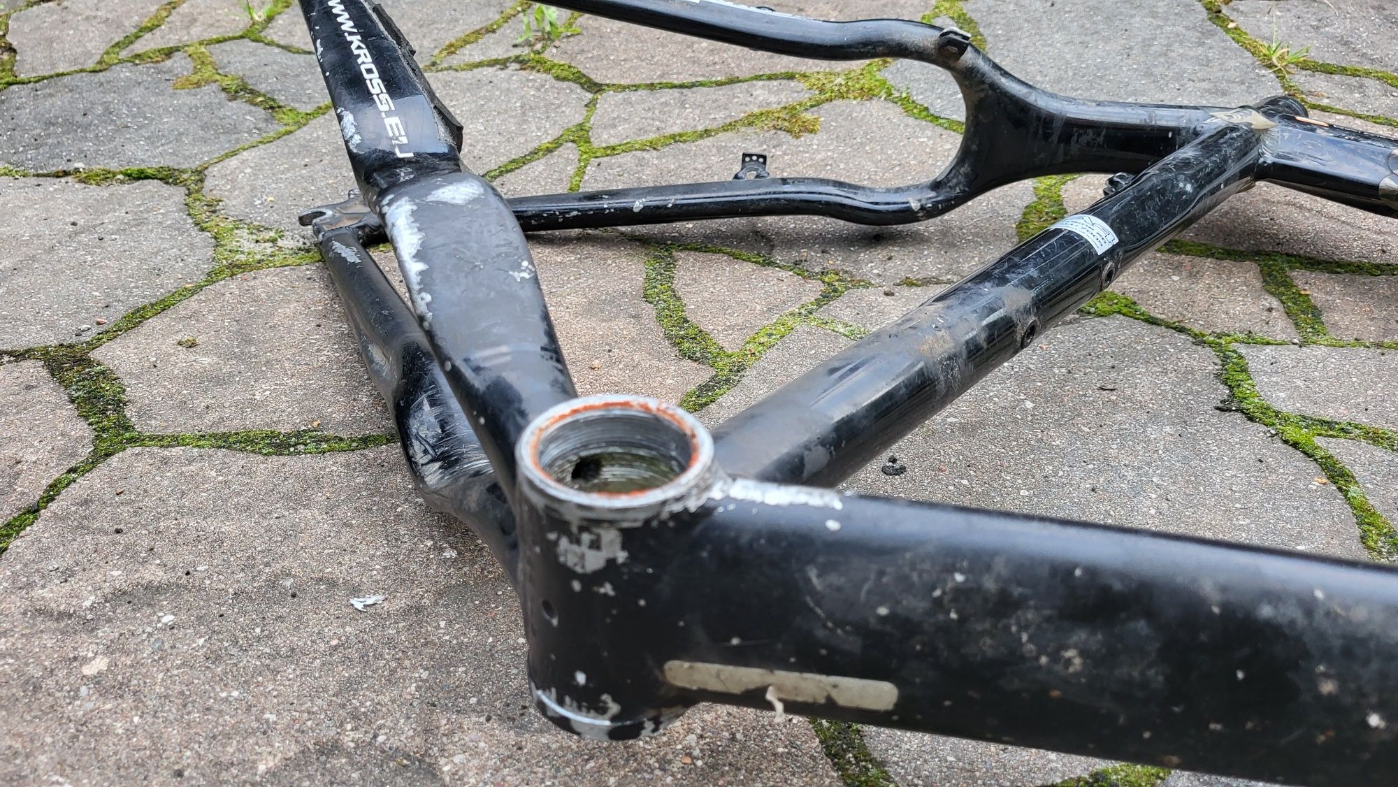 Rama aluminiowa kross level a4 26" rozmiar 20 uszkodzona