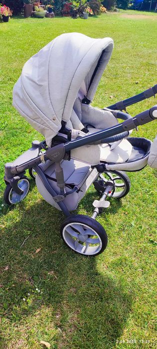 wózek dziecięcy Baby Merc 3 w 1 z fotelikiem samochodowym