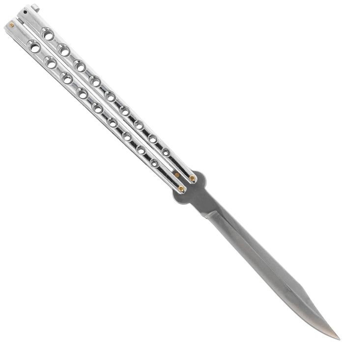 Nóż składany motylek Martinez Albainox Big Balisong Chrom Zamak,