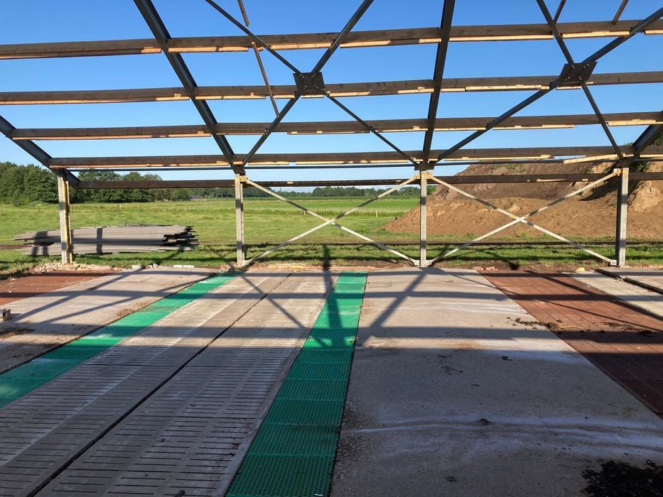 Konstrukcja hali chlewnia obora kurnik 13,5 x 52m
