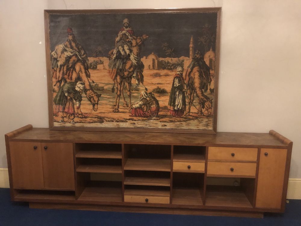 Quadro c/ moldura madeira