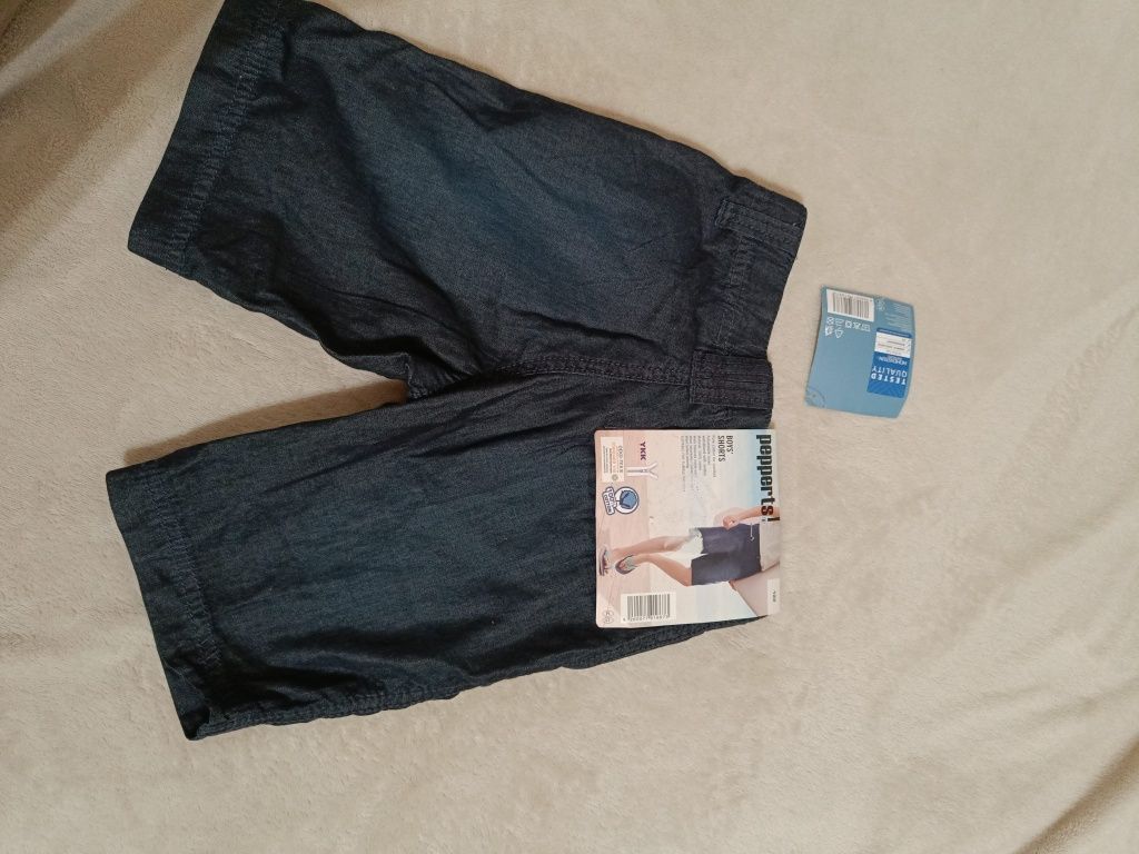 Spodenki ala jeans 122