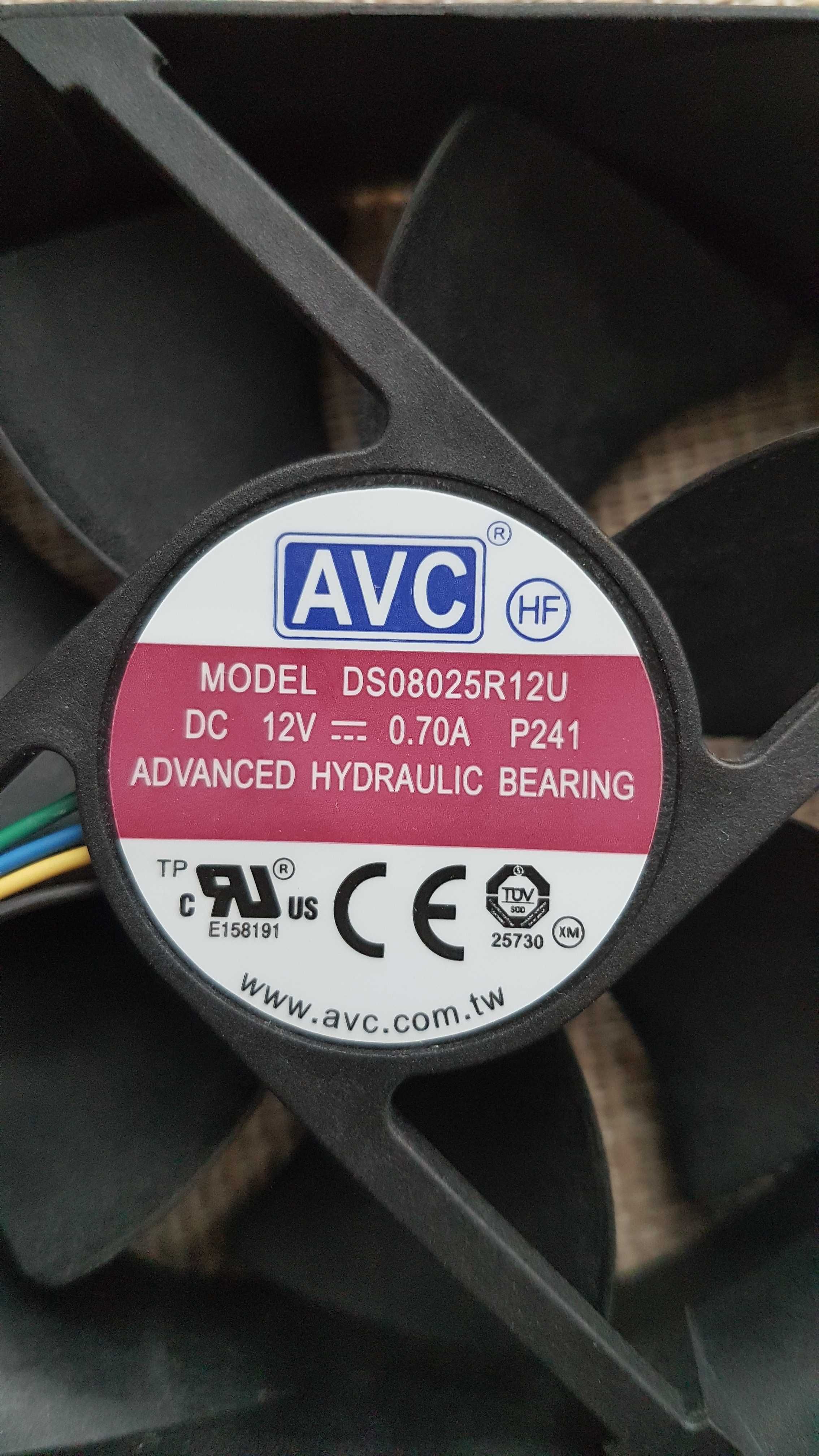 Wentylator wiatrak komputerowy AVC /DC-12V/0.70A
