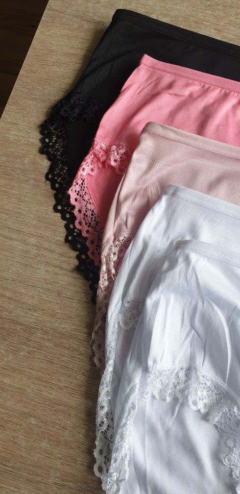 6×bambusowe Damskie majtki figi z wysokim stanem 2/3 XL