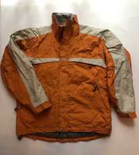 Куртка мембранна туристична трекінгова Helly Hansen оранжева яскрава