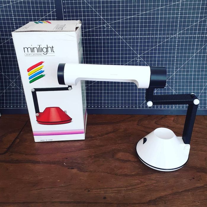 Candeeiro de mesa vintage design anos 80 Kyoji Tanaka
