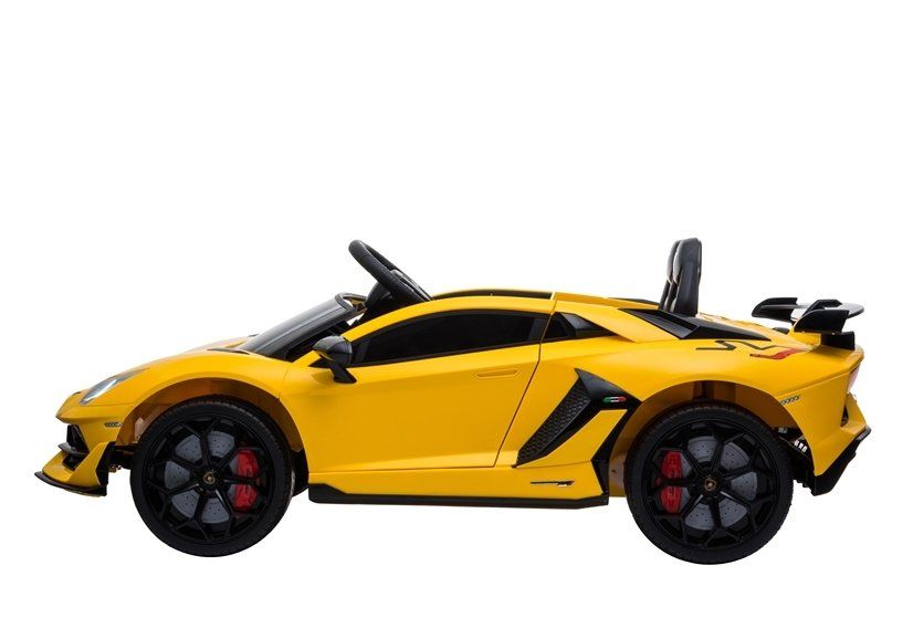 Auto na akumulator Lamborghini Aventador +2x45W +SKÓRA +LED +KOŁA EVA