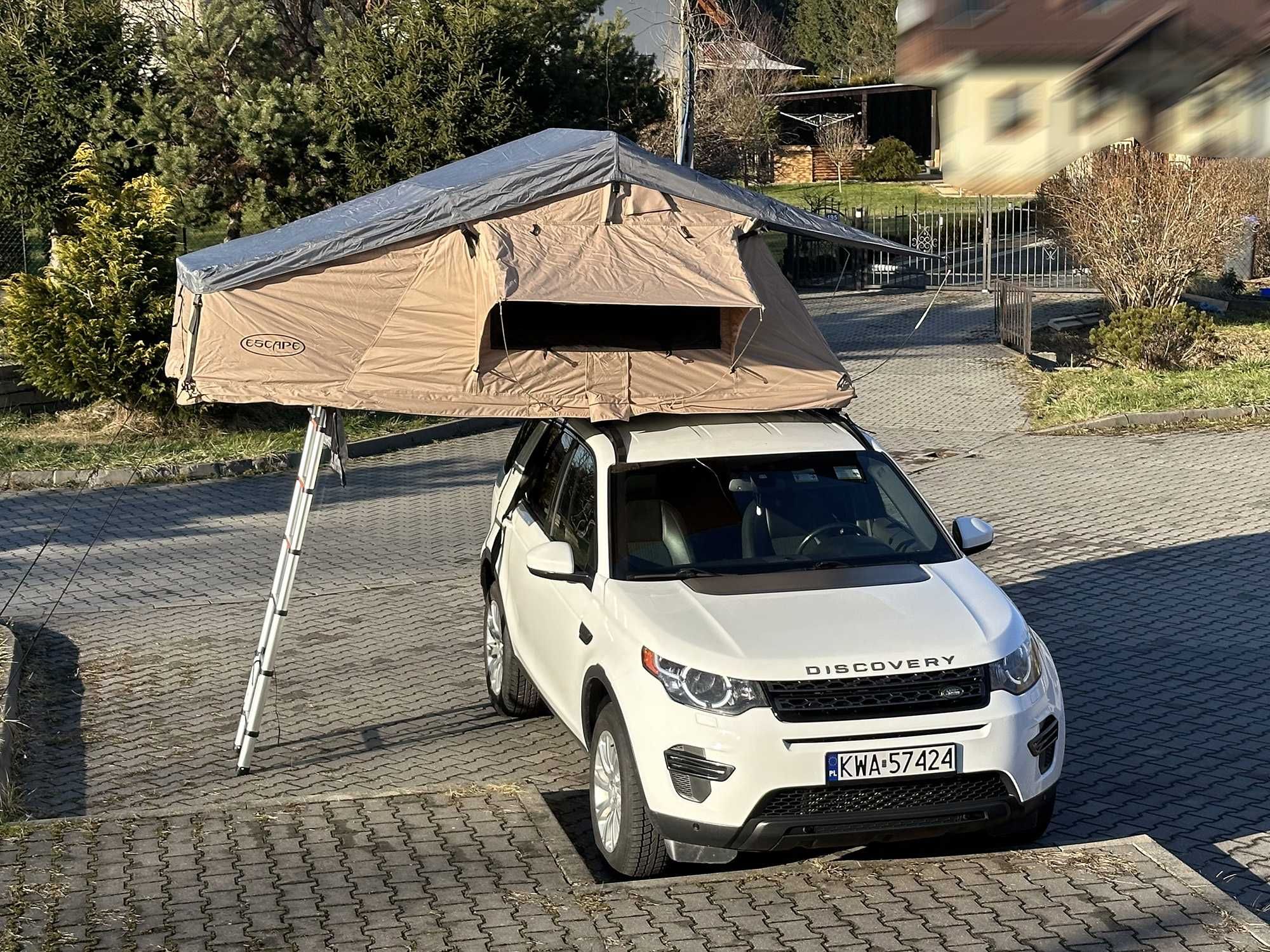Namiot dachowy ALASKA 160 cm 4 osobowy LONG beżowy