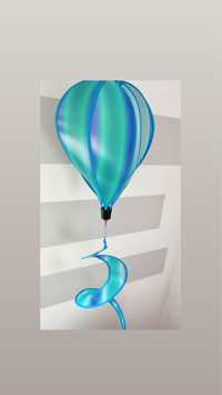 Ozdoba do pokoju dziecinnego kręciołek balon na gorące powietrze