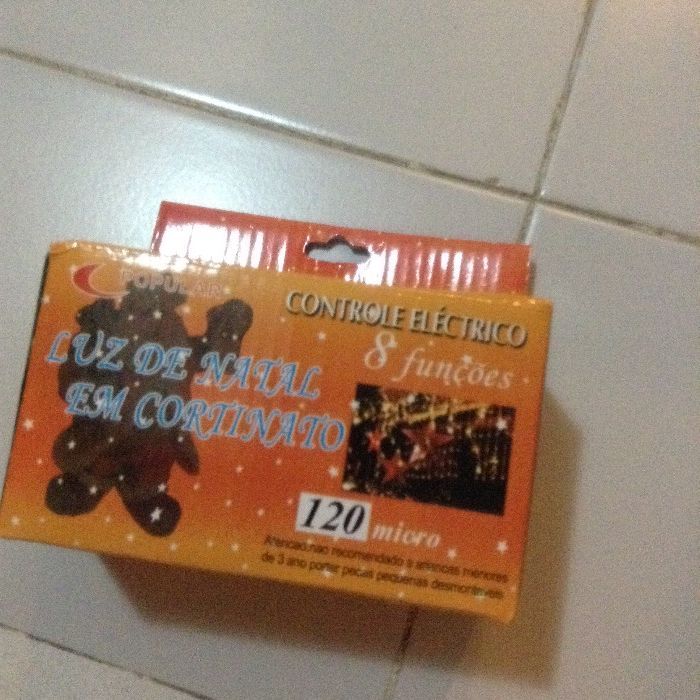 Cx.luzes Natal ou decorativas-lâmpadas led coloridas