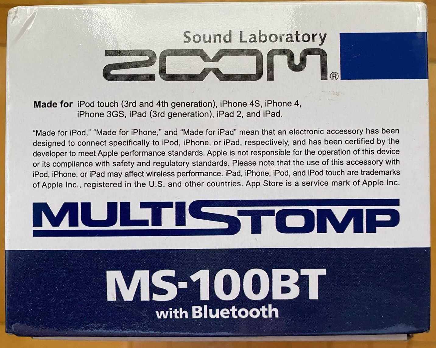 Efekt gitarowy  Zoom  MS-100BT z technologią Bluetooth