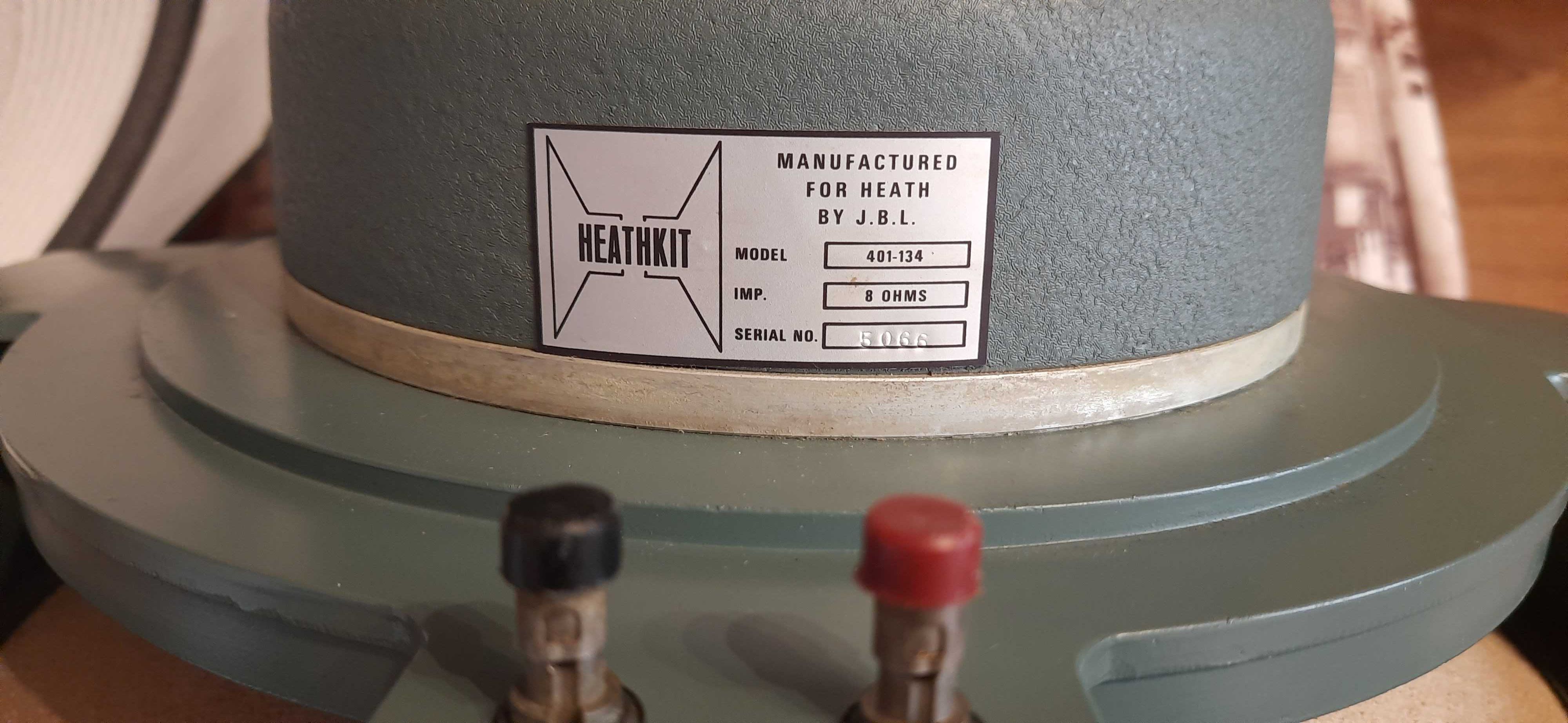 Пара басових динаміків Heathkit 401-134 (JBL LE14A)!