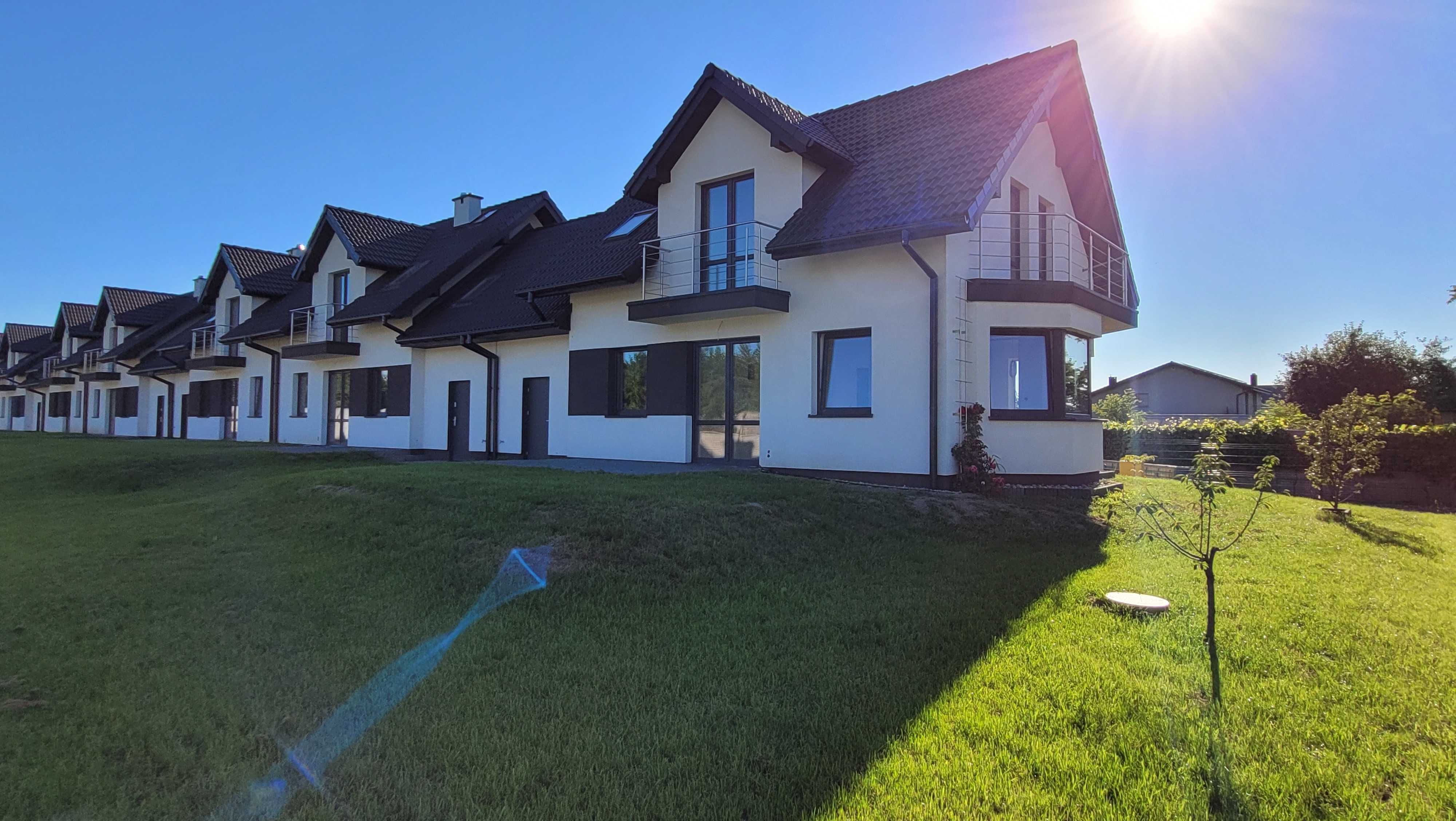 NOWY DOM skrajny wykończony Bojków 180 m2 działka 470m Kocioł GAZ